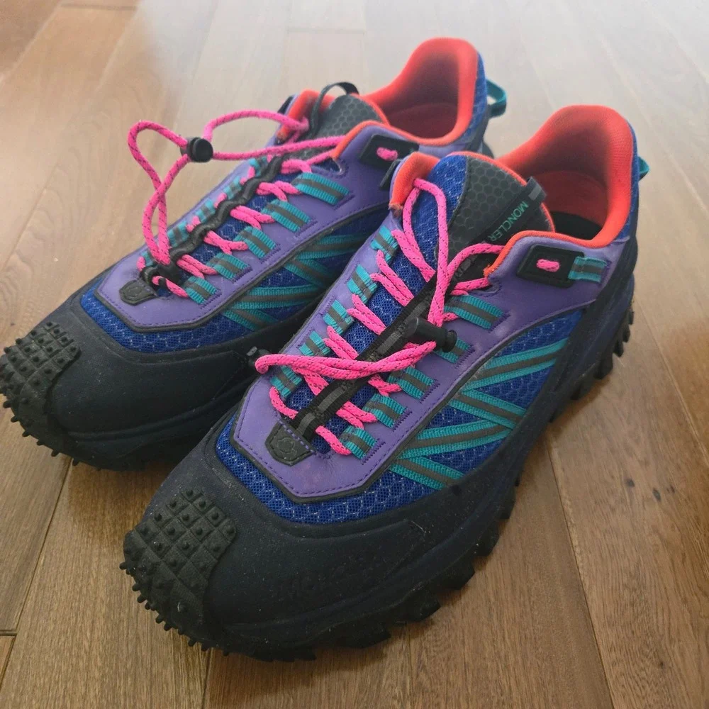 Moncler Trailgrip GTX Mens Multi Color Vibram Trail Sneakers Size 44 US 11